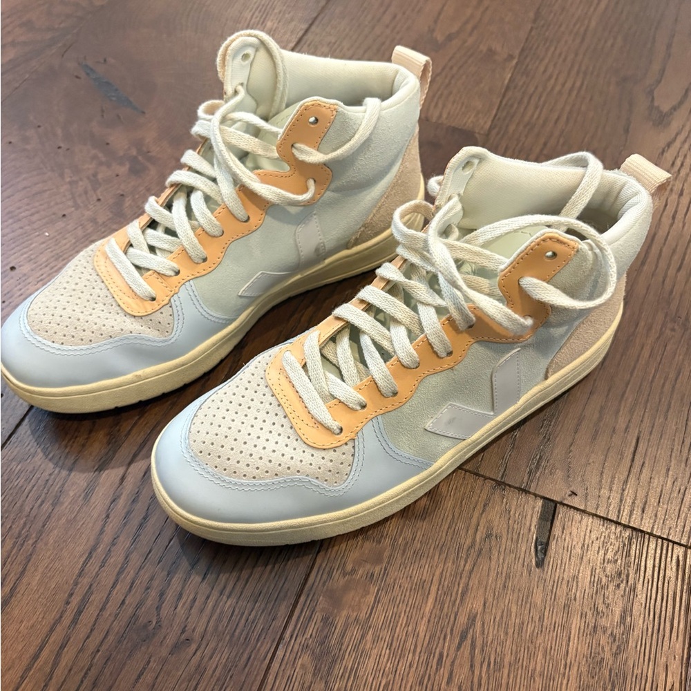 Veja High-Top Sneakers in pastel